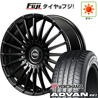 【新品国産車用5穴114.3】 夏タイヤ ホイール4本セット 255/45R20 ヨコハマ アドバン V61 MID WHEELS MID EXCLUSIVE 020F 8.5J 20インチ(送料無料)