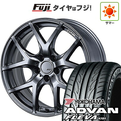 【新品】シエンタ 2015-22 夏タイヤ ホイール4本セット 195/45R17 ヨコハマ アドバン フレバV701 SSR GT GTV03 グラファイトガンメタ【限定】 7J 17インチ(送料無料)|フジコーポレーション