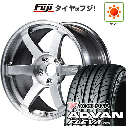 【新品国産車用5穴114.3】 夏タイヤ ホイール4本セット 225/35R20 ヨコハマ アドバン フレバV701 RAYS レイズ ボルクレーシング TE37 サーガ S-plus A.S.T. 8.5J 20インチ(送料無料)｜フジコーポレーション