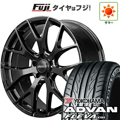【新品国産車用5穴114.3】 夏タイヤ ホイール4本セット 225/35R20 ヨコハマ アドバン フレバV701 RAYS レイズ SEASON SELECTION ホムラ RS 2X7FT 8.5J 20インチ(送料無料)