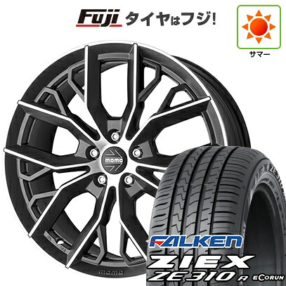 【新品国産車用5穴114.3】 夏タイヤ ホイール4本セット 215/60R17 ファルケン ジークス ZE310R エコラン(限定) モモ マッシモ 7.5J 17インチ(送料無料)|フジコーポレーション