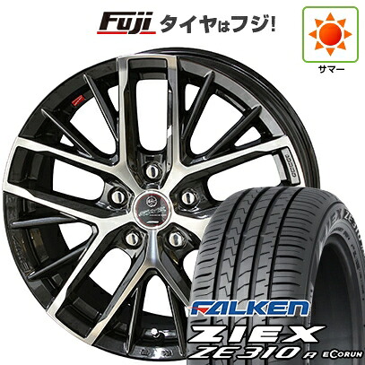【新品】フリード クロスター 夏タイヤ ホイール4本セット 185/65R15 ファルケン ジークス ZE310R エコラン(限定) 共豊 スマック レヴィラ【限定】 6J 15インチ(送料無料)