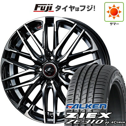 【新品国産車用5穴114.3】 夏タイヤ ホイール4本セット 205/50R17 ファルケン ジークス ZE310R エコラン(限定) WEDS ウェッズ レオニス SK 6.5J 17インチ(送料無料)