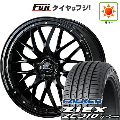 【新品国産車用5穴114.3】 夏タイヤ ホイール4本セット 225/55R18 ファルケン ジークス ZE310R エコラン(限定) WEDS ウェッズ ノヴァリス アセット M1 8J 18インチ(送料無料)｜フジコーポレーション