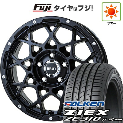 【新品国産車用5穴114.3】 夏タイヤ ホイール4本セット 215/60R17 ファルケン ジークス ZE310R エコラン(限定) トライスター BRUT BR-55 7.5J 17インチ(送料無料)