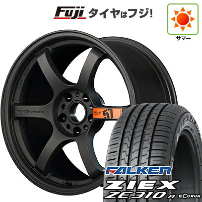 【新品国産車用5穴114.3】 夏タイヤ ホイール4本セット 235/50R18 ファルケン ジークス ZE310R エコラン(限定) RAYS レイズ グラムライツ 57DR SPEC-D 8.5J 18インチ(送料無料)