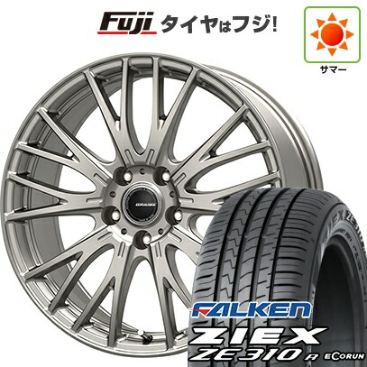 【新品国産車用5穴114.3】 夏タイヤ ホイール4本セット 225/40R18 ファルケン ジークス ZE310R エコラン(限定) コーセイ クレイシズ SE48 8J 18インチ(送料無料)