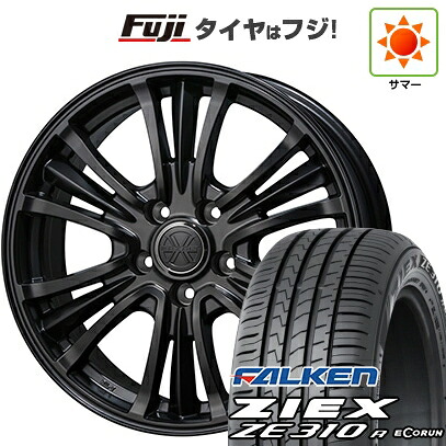 【新品】フリード クロスター 夏タイヤ ホイール4本セット 205/45R17 ファルケン ジークス ZE310R エコラン(限定) トピー バザルト-X タイプ2 7J 17インチ(送料無料)