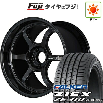 【新品国産車用5穴100】 夏タイヤ ホイール4本セット 225/40R18 ファルケン ジークス ZE310R エコラン(限定) ヨコハマ アドバンレーシング R6 8.5J 18インチ(送料無料)