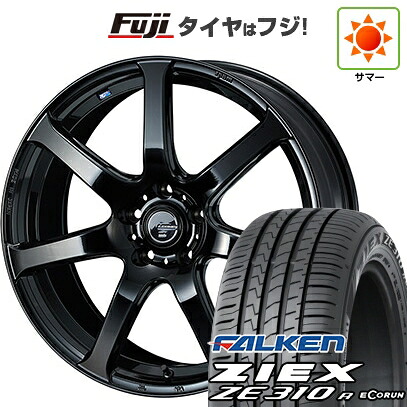 【新品国産車用5穴114.3】 夏タイヤ ホイール4本セット 225/40R18 ファルケン ジークス ZE310R エコラン(限定) WEDS ウェッズ レオニス NAVIA 07 8J 18インチ(送料無料)