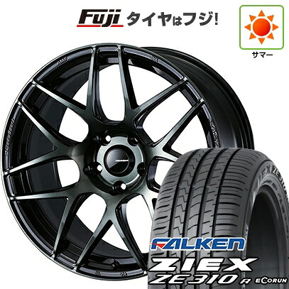 【新品国産車用5穴100】 夏タイヤ ホイール4本セット 225/40R18 ファルケン ジークス ZE310R エコラン(限定) WEDS ウェッズスポーツ SA-27R【限定】 8.5J 18インチ(送料無料)