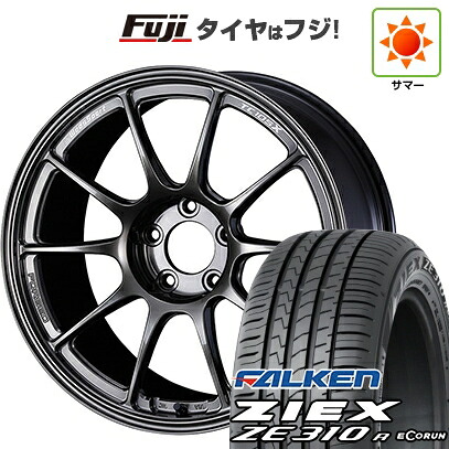 【新品国産車用5穴114.3】 夏タイヤ ホイール4本セット 225/40R18 ファルケン ジークス ZE310R エコラン(限定) WEDS ウェッズスポーツ TC-105X フォージド 8.5J 18インチ(送料無料)