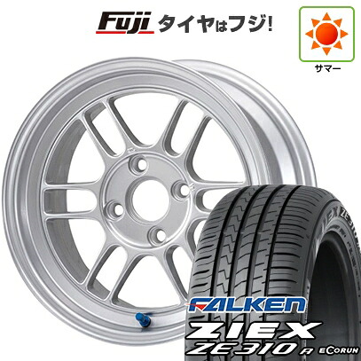 【新品国産車用5穴114.3】 夏タイヤ ホイール4本セット 205/55R16 ファルケン ジークス ZE310R エコラン(限定) ENKEI エンケイ Racing RP-F1 7J 16インチ(送料無料)