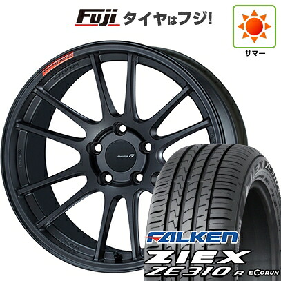 【新品国産車用5穴114.3】 夏タイヤ ホイール4本セット 225/40R18 ファルケン ジークス ZE310R エコラン(限定) ENKEI エンケイ Racing Revolution GTC01 RR 8J 18インチ(送料無料)|フジコーポレーション