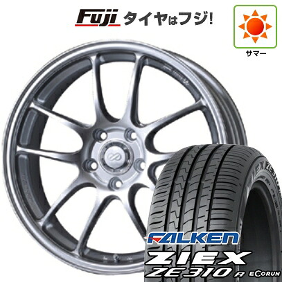 【新品国産車用5穴114.3】 夏タイヤ ホイール4本セット 225/55R18 ファルケン ジークス ZE310R エコラン(限定) ENKEI エンケイ PerformanceLine PF01 8J 18インチ(送料無料)|フジコーポレーション