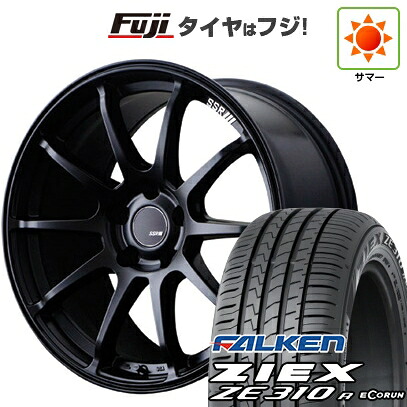 【新品国産車用5穴100】 夏タイヤ ホイール4本セット 215/40R18 ファルケン ジークス ZE310R エコラン(限定) SSR GT GTV02 フラットブラック【限定】 7.5J 18インチ(送料無料)|フジコーポレーション