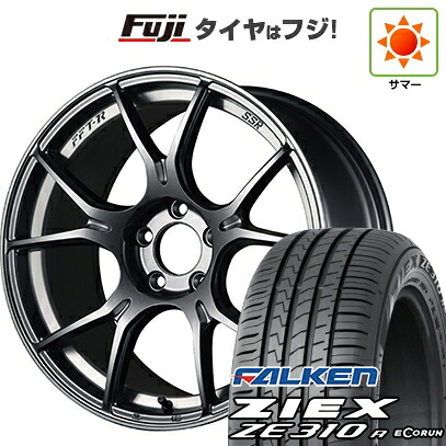 【新品国産車用5穴114.3】 夏タイヤ ホイール4本セット 235/50R18 ファルケン ジークス ZE310R エコラン(限定) SSR GT GTX02 8.5J 18インチ(送料無料)