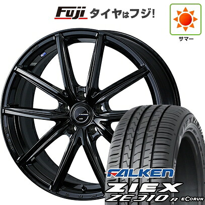 【新品国産車用5穴114.3】 夏タイヤ ホイール4本セット 225/40R18 ファルケン ジークス ZE310R エコラン(限定) WEDS ウェッズ レオニス NAVIA 08 8J 18インチ(送料無料)