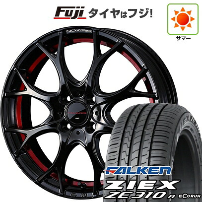 【新品国産車用5穴114.3】 夏タイヤ ホイール4本セット 205/50R17 ファルケン ジークス ZE310R エコラン(限定) WEDS ウェッズ ノヴァリス ローグ UY 6.5J 17インチ(送料無料)|フジコーポレーション