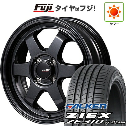【新品国産車用5穴100】 夏タイヤ ホイール4本セット 205/50R17 ファルケン ジークス ZE310R エコラン(限定) MID WHEELS MID RACING R06 7.5J 17インチ(送料無料)