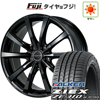 【新品】フリード 5穴/114 夏タイヤ ホイール4本セット 185/65R15 ファルケン ジークス ZE310R エコラン(限定) ブリヂストン バルミナ LS10 6J 15インチ(送料無料)｜フジコーポレーション