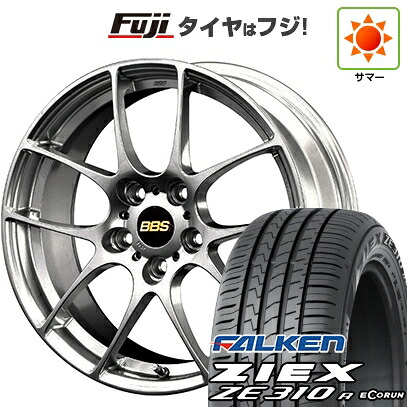 【新品国産車用5穴114.3】 夏タイヤ ホイール4本セット 225/40R18 ファルケン ジークス ZE310R エコラン(限定) BBS JAPAN RF 8.5J 18インチ(送料無料)
