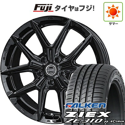 【新品国産車用5穴114.3】 夏タイヤ ホイール4本セット 235/50R18 ファルケン ジークス ZE310R エコラン(限定) 共豊 スマック IG-TEC 7.5J 18インチ(送料無料)|フジコーポレーション