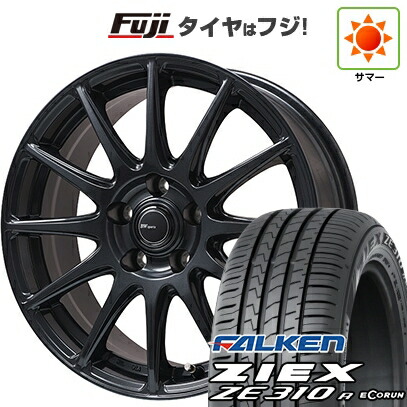 【新品国産車用5穴100】 夏タイヤ ホイール4本セット 195/65R15 ファルケン ジークス ZE310R エコラン(限定) ビッグウエイ BWスポーツ S-120 ダークガンメタ 6J 15インチ(送料無料)