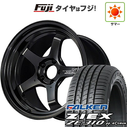 【新品国産車用5穴100】 夏タイヤ ホイール4本セット 225/40R18 ファルケン ジークス ZE310R エコラン(限定) ヨコハマ アドバンレーシング GT ビヨンド-R 8.5J 18インチ(送料無料)