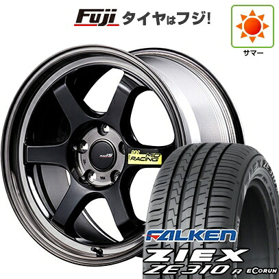 【新品国産車用5穴114.3】 夏タイヤ ホイール4本セット 215/60R17 ファルケン ジークス ZE310R エコラン(限定) MID WHEELS MID RACING R06 7.5J 17インチ(送料無料)｜フジコーポレーション 86,570円