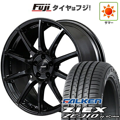 【新品国産車用5穴114.3】 夏タイヤ ホイール4本セット 225/45R18 ファルケン ジークス ZE310R エコラン(限定) RAYS レイズ グラムライツ 57TR 7.5J 18インチ(送料無料)｜フジコーポレーション