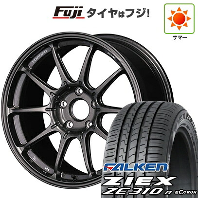 【新品国産車用5穴100】 夏タイヤ ホイール4本セット 225/40R18 ファルケン ジークス ZE310R エコラン(限定) SSR GT GTX01 FORGED 8.5J 18インチ(送料無料) 183,100円