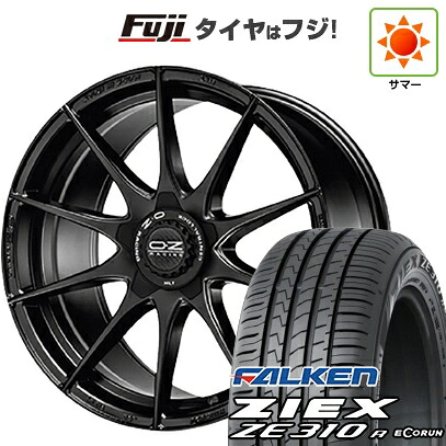 【新品国産車用5穴100】 夏タイヤ ホイール4本セット 215/40R18 ファルケン ジークス ZE310R エコラン(限定) OZ フォーミュラHLT 7.5J 18インチ(送料無料)