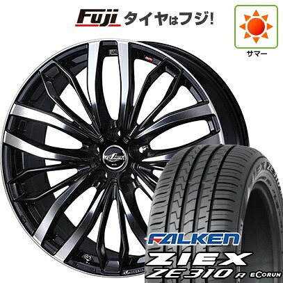 【新品国産車用5穴114.3】 夏タイヤ ホイール4本セット 215/45R18 ファルケン ジークス ZE310R エコラン(限定) WEDS ウェッズ レオニス SC 7.5J 18インチ(送料無料)|フジコーポレーション