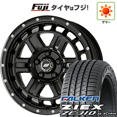 【新品国産車用5穴114.3】 夏タイヤ ホイール4本セット 225/65R17 ファルケン ジークス ZE310R エコラン(限定) WORK ワーク クラッグ ティーグラビックII MC+ 7J 17インチ(送料無料)
