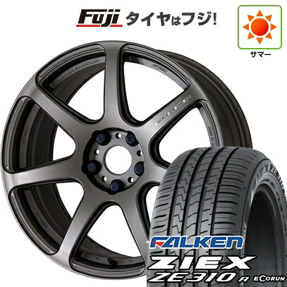 【新品国産車用5穴100】 夏タイヤ ホイール4本セット 205/50R17 ファルケン ジークス ZE310R エコラン(限定) WORK ワーク エモーション T7R【限定】 7J 17インチ(送料無料)｜フジコーポレーション