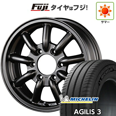 【新品】ハイエース200系 夏タイヤ ホイール4本セット 215/65R16 109/107T ミシュラン アジリス3 ファブレス ヴァローネ MC-9 1P 6.5J 16インチ(送料無料)