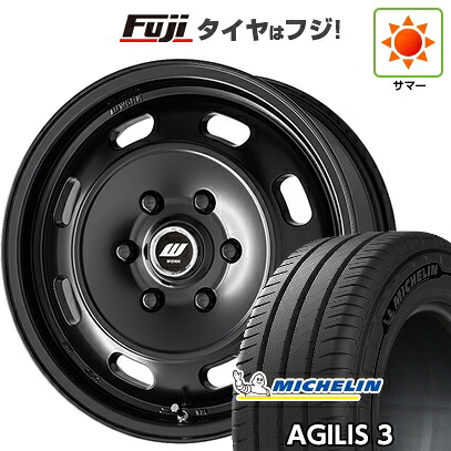 【新品】キャラバン 夏タイヤ ホイール4本セット 195/80R15 108/106S ミシュラン アジリス3 WORK ワーク XTRAP DTHC 6J 15インチ(送料無料)