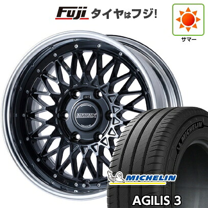 【新品】キャラバン 夏タイヤ ホイール4本セット 215/60R17 109/107T ミシュラン アジリス3 エセックス ENCM 2P 6.5J 17インチ(送料無料)