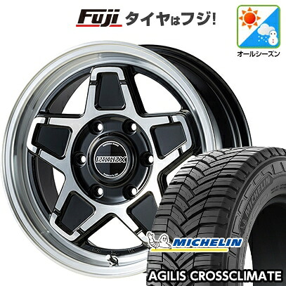 【新品】キャラバン オールシーズンタイヤ ホイール4本セット 215/65R16 109/107T ミシュラン アジリス クロスクライメート エセックス ENCS 1P 6.5J 16インチ(送料無料)
