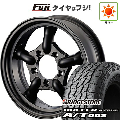 【新品】ジムニーシエラ/ジムニーノマド 夏タイヤ ホイール4本セット 215/70R16 ブリヂストン デューラー A/T002 OWL/RBL モーターファーム J-トラッド 5.5J 16インチ(送料無料)