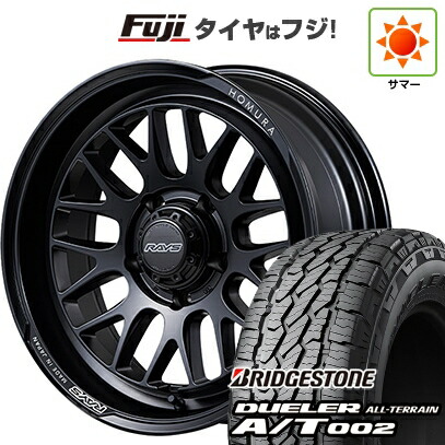 【新品】ジムニーシエラ/ジムニーノマド 夏タイヤ ホイール4本セット 215/70R16 ブリヂストン デューラー A/T002 OWL/RBL RAYS レイズ ホムラ 2X9L-RA 6J 16インチ(送料無料)