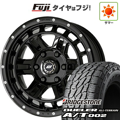 【新品】プラド/ハイラックス 夏タイヤ ホイール4本セット 265/65R17 ブリヂストン デューラー A/T002 OWL/RBL WORK ワーク クラッグ ティーグラビックII MC+ 8J 17インチ(送料無料)