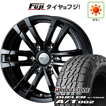 【新品】プラド/ハイラックス 夏タイヤ ホイール4本セット 265/70R17 ブリヂストン デューラー A/T002 OWL/RBL WEDS ウェッズアドベンチャー プロディータ HC2 ブラック 限定 8J 17インチ(送料無料)|フジコーポレーション