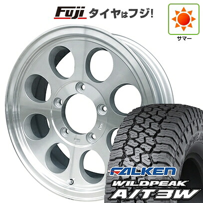 【新品】ジムニー 夏タイヤ ホイール4本セット 175/80R16 ファルケン ワイルドピーク A/T3W WEDS ウェッズ ジムライン タイプ2 5.5J 16インチ(送料無料)｜フジコーポレーション