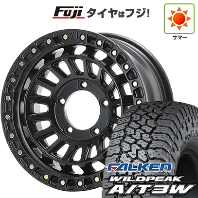 【新品】ジムニー 夏タイヤ ホイール4本セット 175/80R16 ファルケン ワイルドピーク A/T3W MLJ エクストリームJ XJ08 5.5J 16インチ(送料無料)