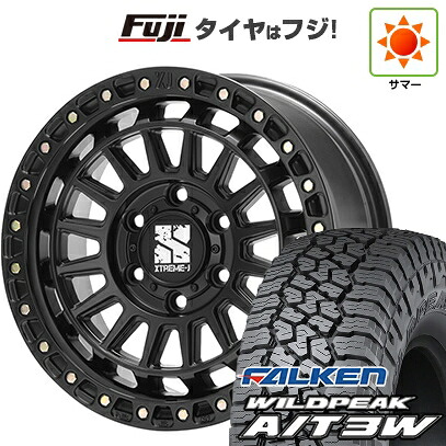 【新品】プラド/ハイラックス 夏タイヤ ホイール4本セット 265/65R17 ファルケン ワイルドピーク A/T3W MLJ エクストリームJ XJ08 8J 17インチ(送料無料)｜フジコーポレーション