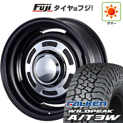 【新品】ジムニー 夏タイヤ ホイール4本セット 175/80R16 ファルケン ワイルドピーク A/T3W モーターファーム ソノーラ 5.5J 16インチ(送料無料)