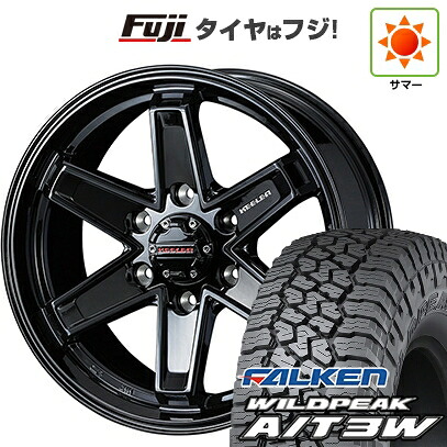 【新品】プラド/ハイラックス 夏タイヤ ホイール4本セット 285/70R17 ファルケン ワイルドピーク A/T3W WEDS ウェッズアドベンチャー キーラータクティクス グロスブラック 8J 17インチ(送料無料)|フジコーポレーション
