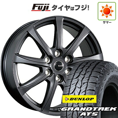 【新品】ランクル250/ランクル300 夏タイヤ ホイール4本セット 265/55R20 ダンロップ グラントレック AT5 TWS ハンナ TL9 トヨタ･レクサス専用 8J 20インチ(送料無料)